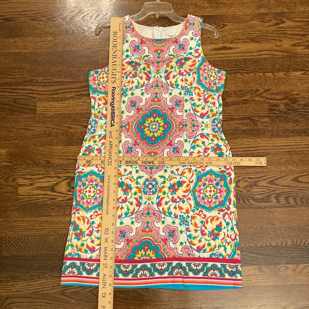 Maggie L Sheath summer Dress Size 12 - Picture 3 of 10
